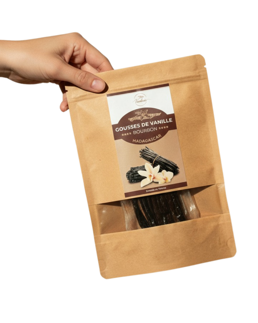 Sachet de gousses de vanille Bourbon de Madagascar