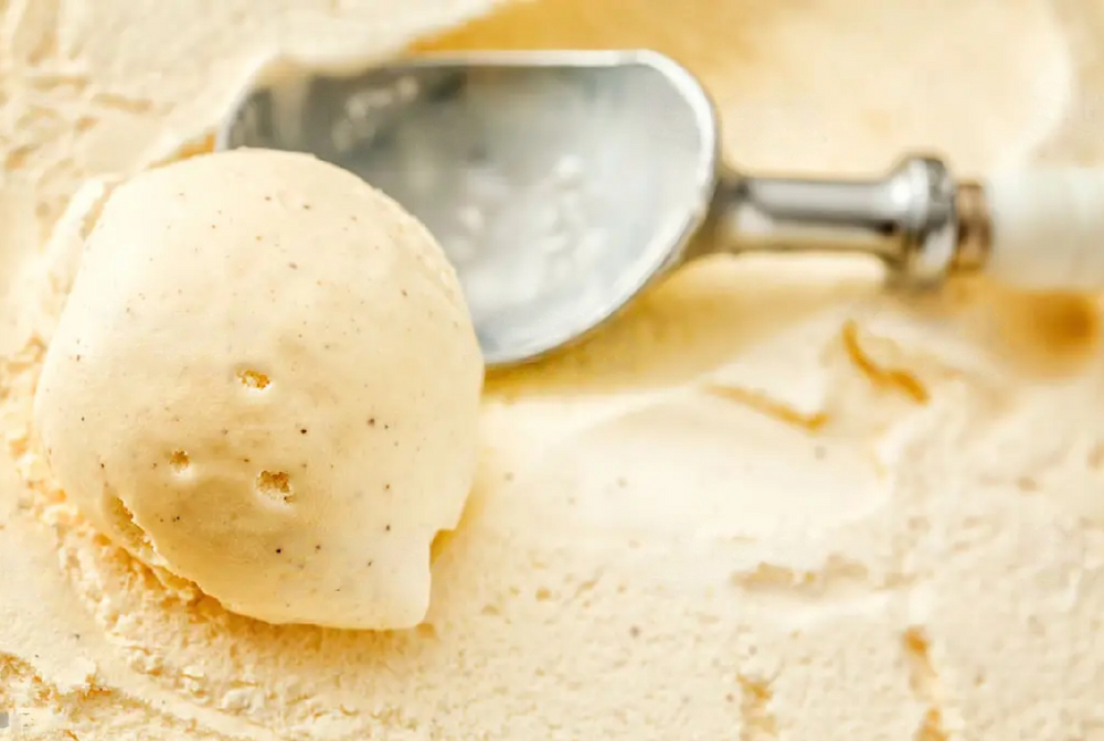 Glace à la vanille en gousses