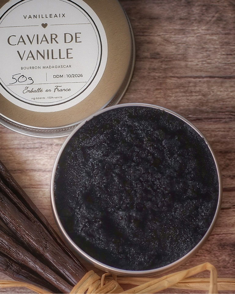Caviar de Vanille Bourbon Gourmet : L'Élixir du Goût Raffiné - Vanilleaix