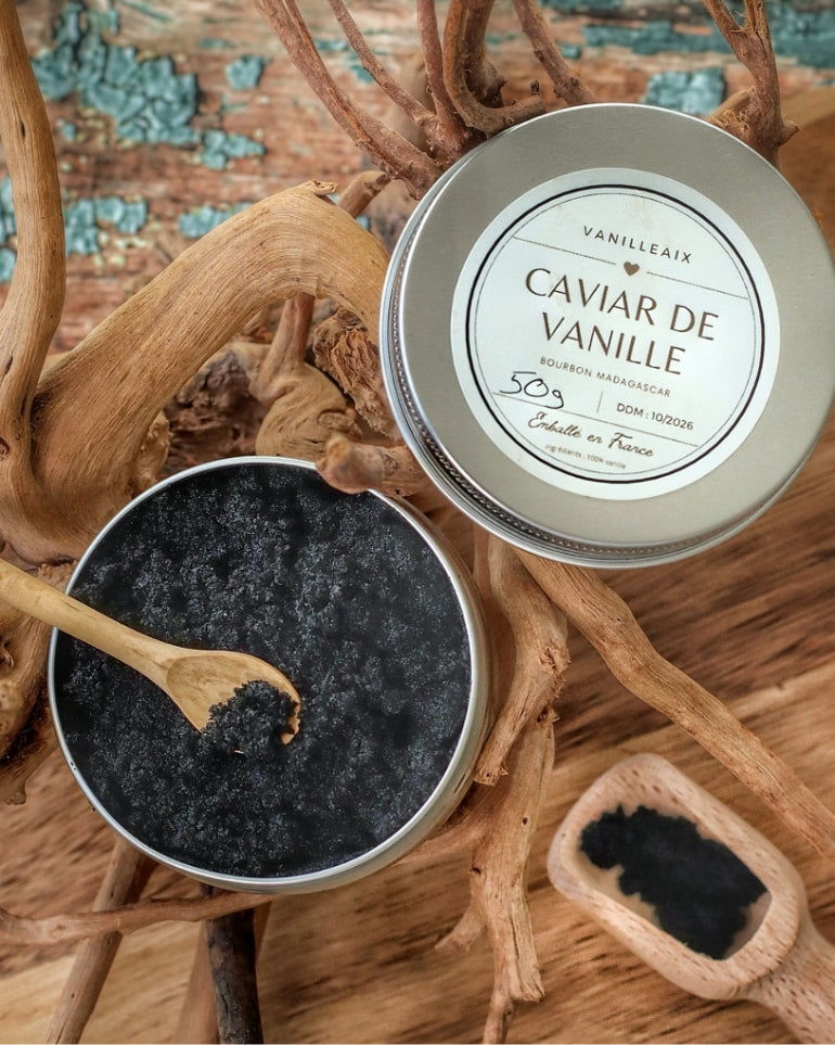 Caviar de Vanille Bourbon Gourmet : L'Élixir du Goût Raffiné - Vanilleaix